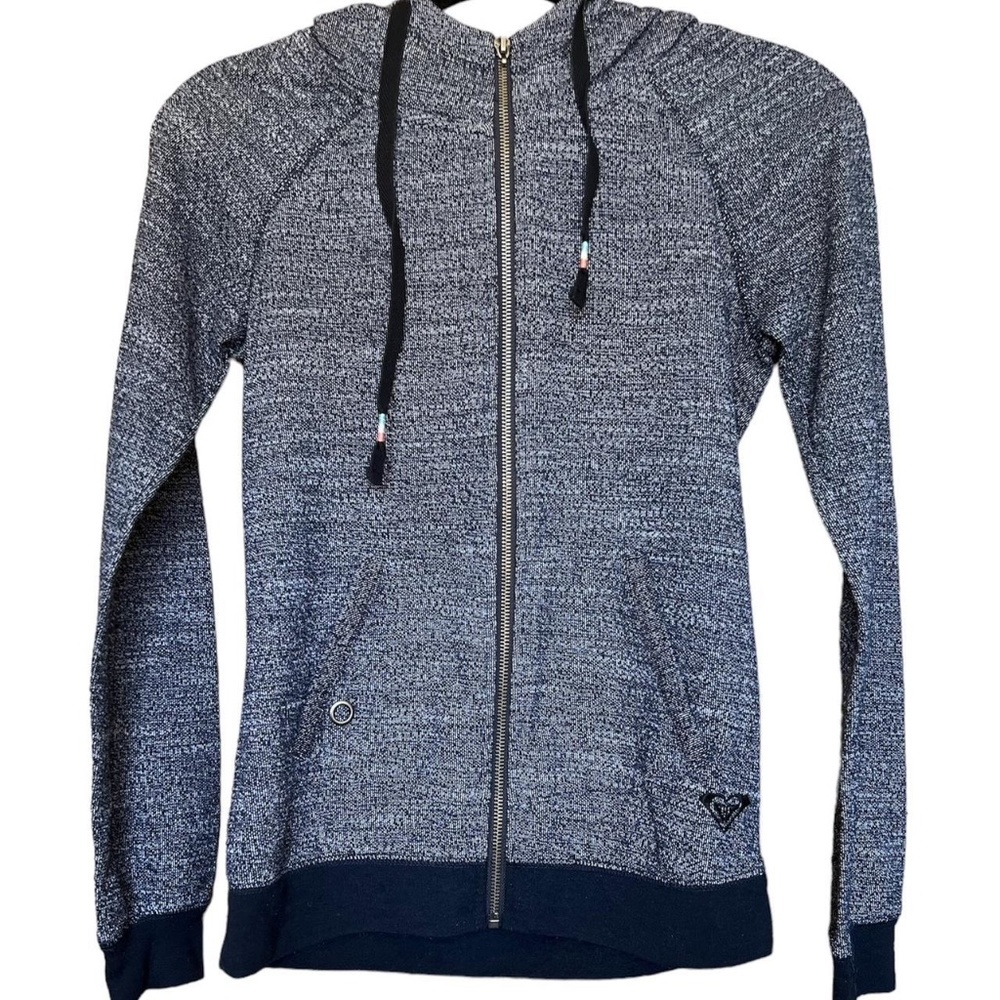 Roxy grey and black zip up jacket